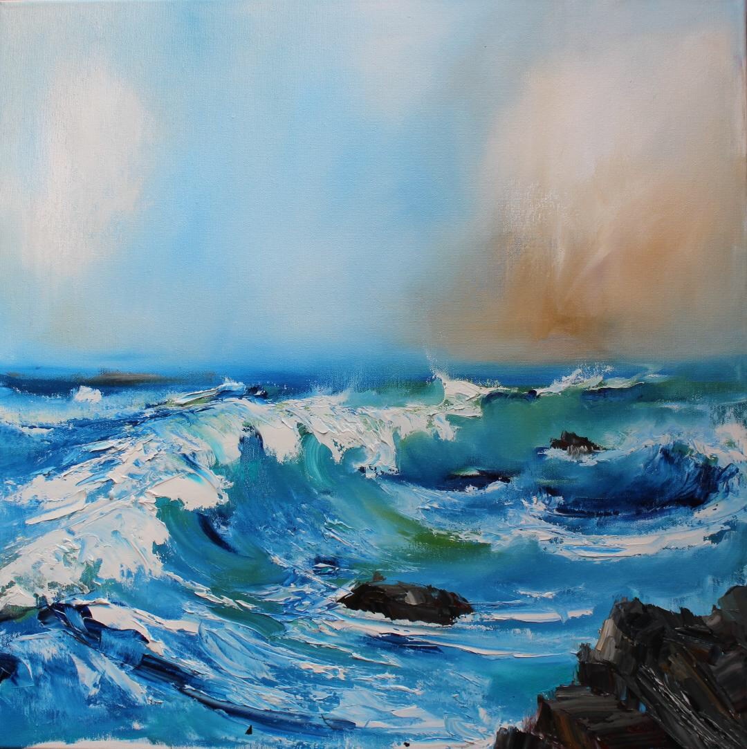 'Atlantic Waves' by artist Rosanne Barr